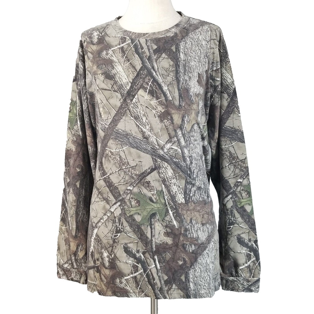 RedHead Shirt Mens 3XL Brown True Timber Camo HTC Hunting Long Sleeve T-Shirt